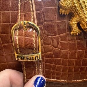 Vintage Sasha patent leather bag